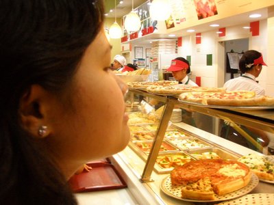browsing at the food