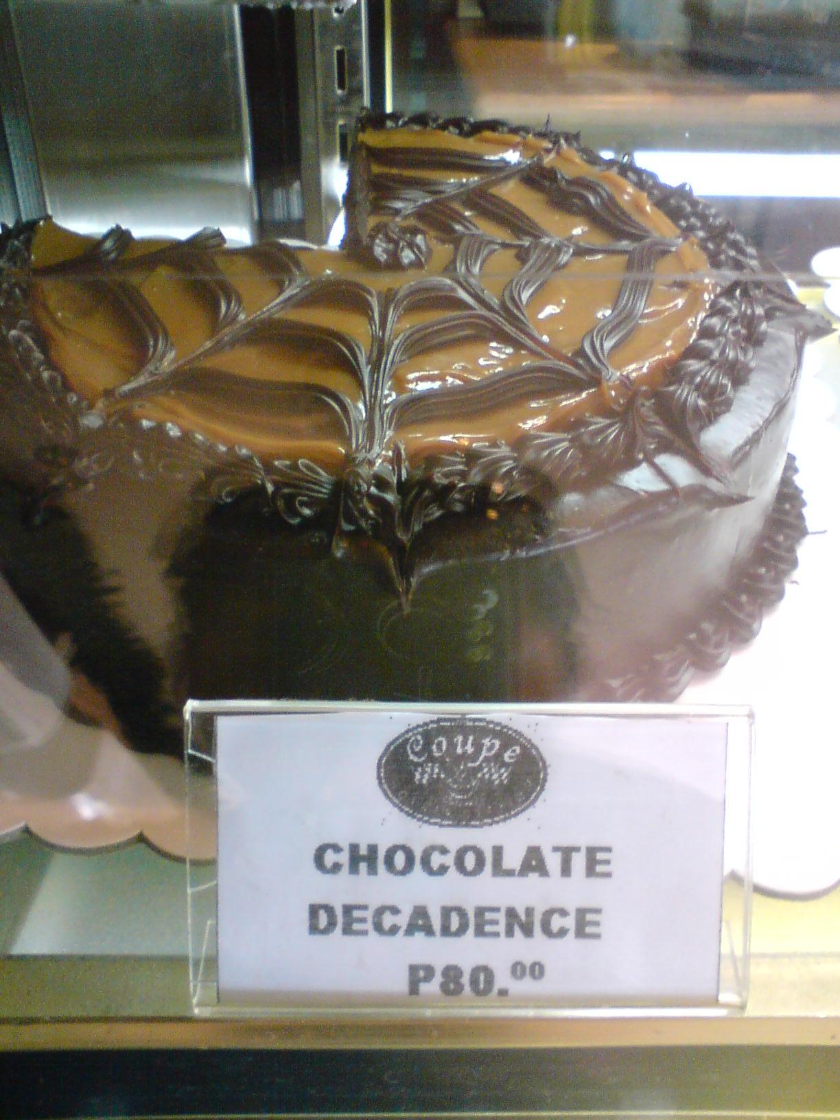 Chocolate Decadence Cake